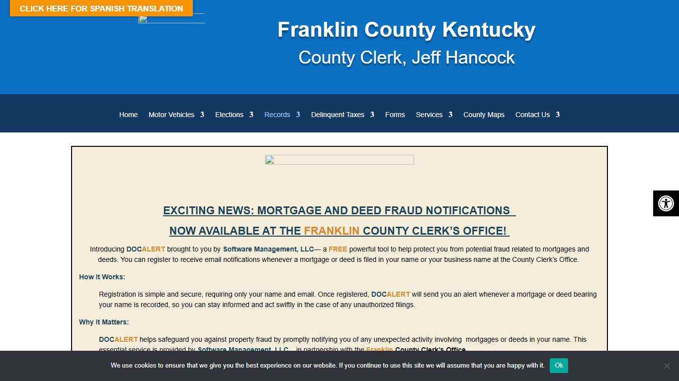 Records - Franklin County Clerk